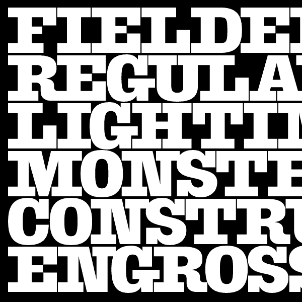 HEX Hefty type specimen